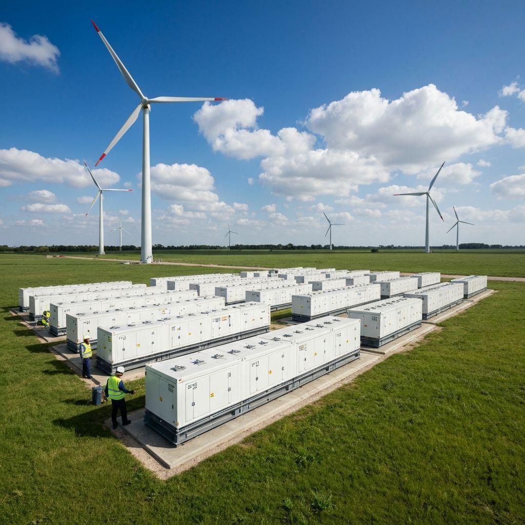 Battery energy storage installation